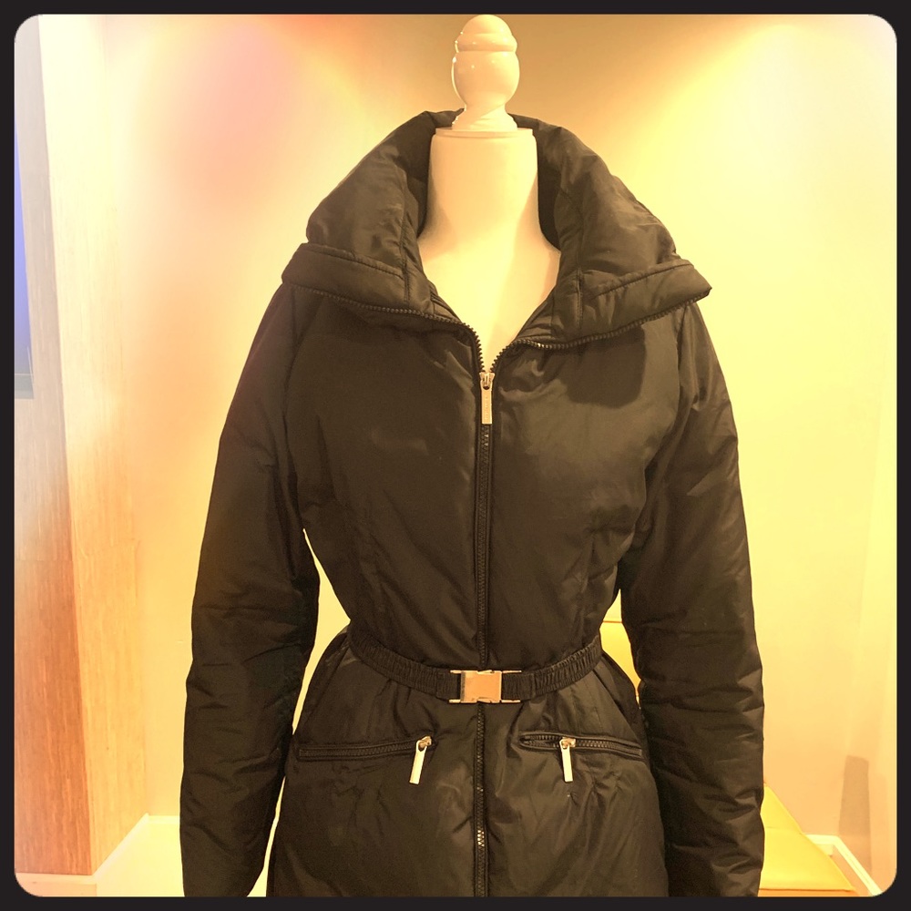 Michael Kors Belted Puffer Coat